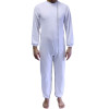 Pijama largo cremallera frontal y piernas